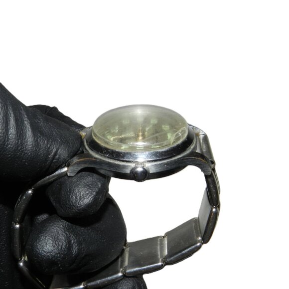 Vintage Bercona Sport Manual Wind Unisex Wristwatch Silver Tone Working - Picture 9 of 16